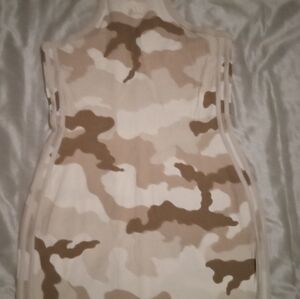 Adidas Women's Comaflage Tan and White Tank Dress SizeM